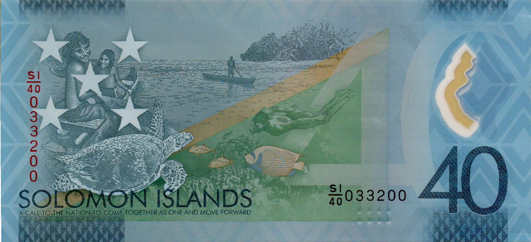 Solomon Islands 40 2018 UNC P-37